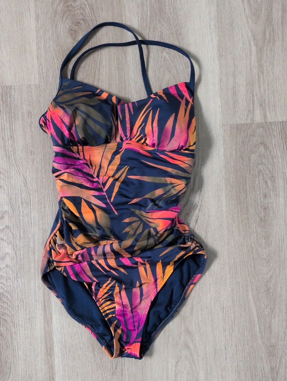 Time And Tru Tropical Swimsuit